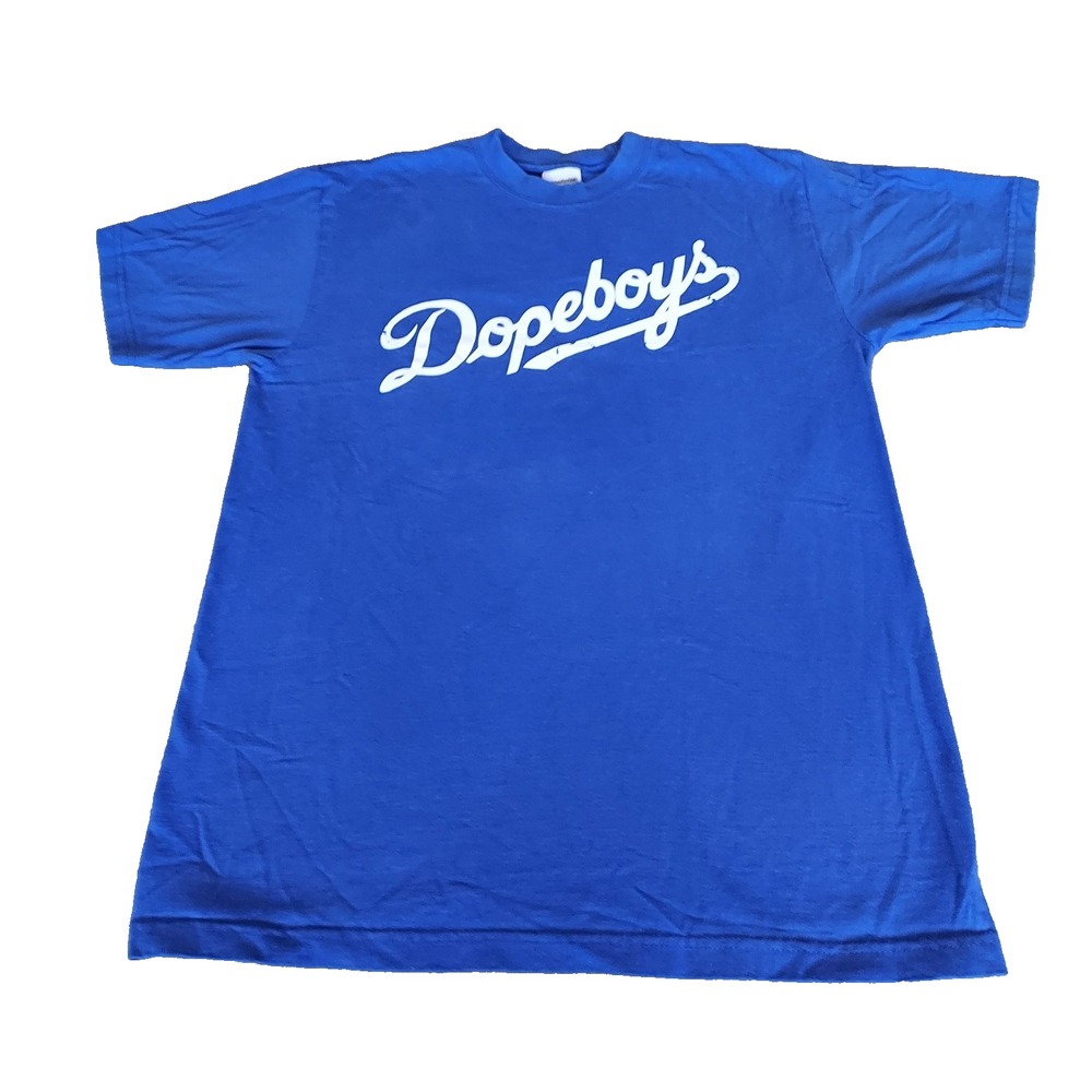 Streetwise Dopeboys Blue Urban‎ Wear Streetwear Tee T Shirt Size Large